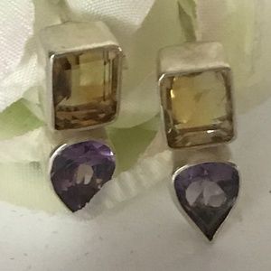 Earrings - Sterling Silver w/ Semi precious Stones